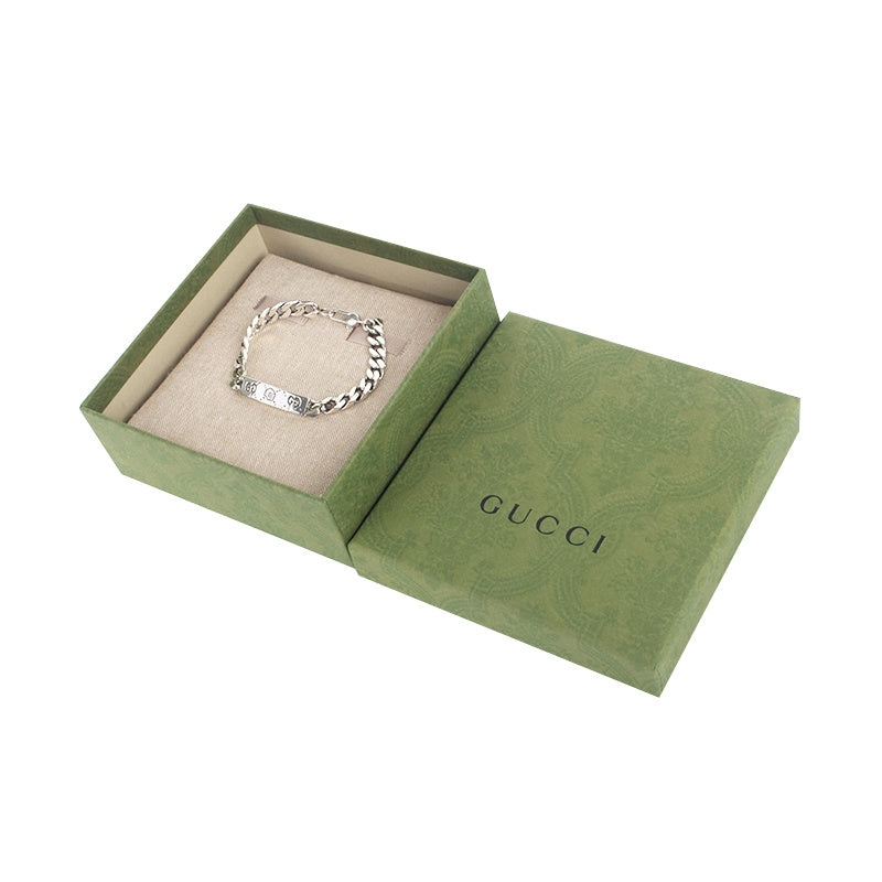 Gucci Ghost silver chain bracelet 455321 J8400 0701