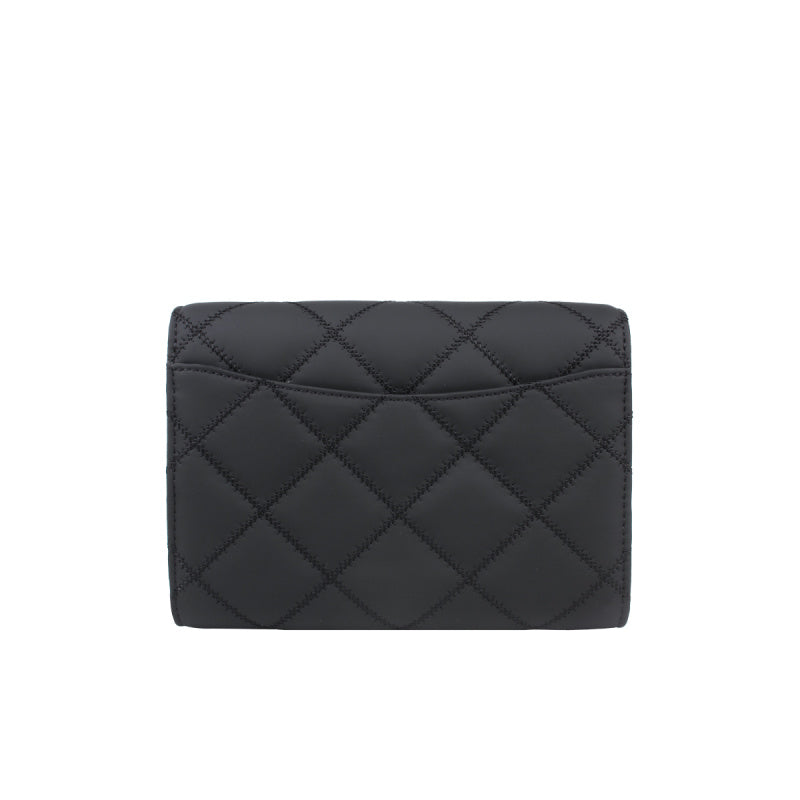 Tory Burch Willa 菱格絎縫女士鏈條錢包斜挎包 87874-001