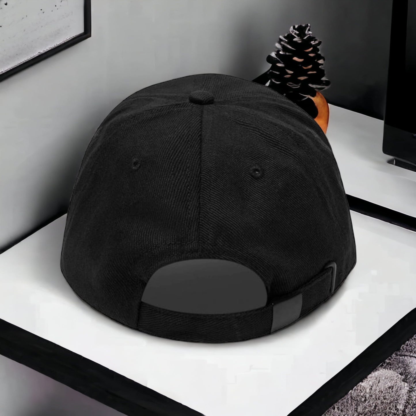 Versace Jeans Couture V-Emblem Cap Black 74GAZK26 ZG168 L01
