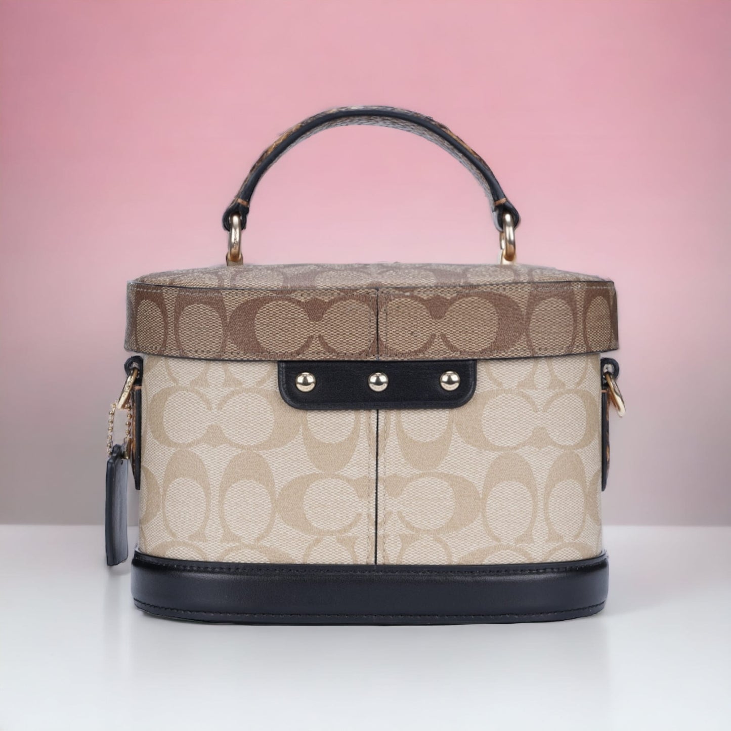 Coach 女士PVC配皮單肩斜挎手提包 5504 IMRKY