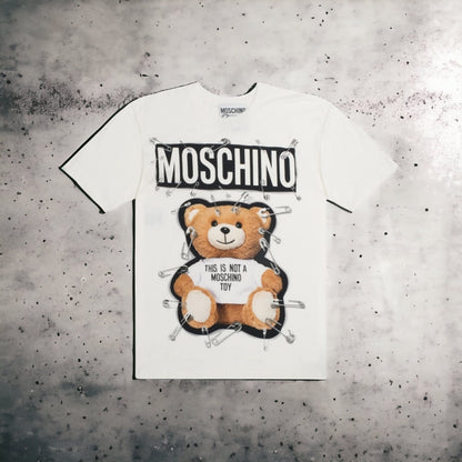 Moschino 別針泰迪熊 女士短袖 TEE