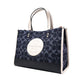 Coach 中號女士帆布配皮單肩斜挎手提包 C2826 IMDEI