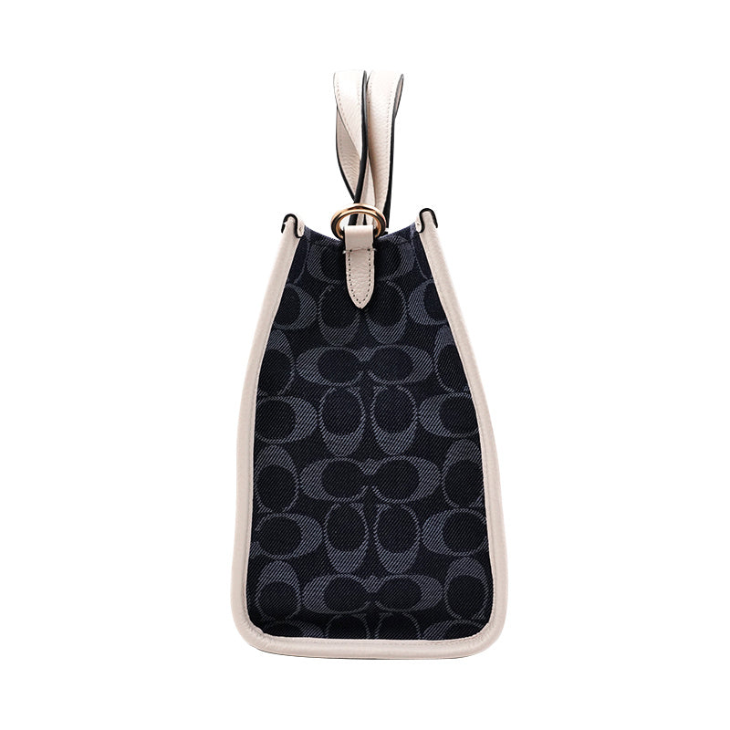 Coach 中號女士帆布配皮單肩斜挎手提包 C2826 IMDEI