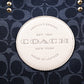 Coach 中號女士帆布配皮單肩斜挎手提包 C2826 IMDEI