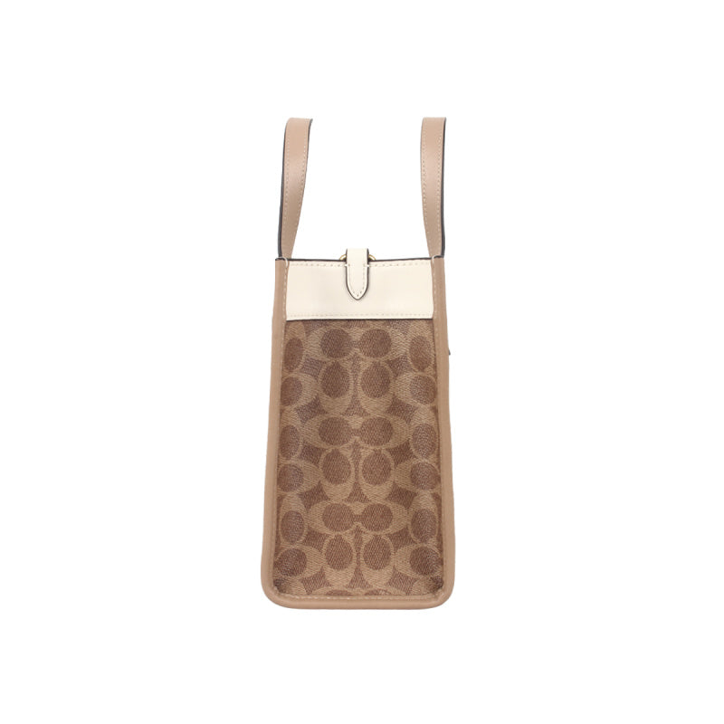 Coach 女士 PVC 配皮單肩手套提包 C3866 B4SN6