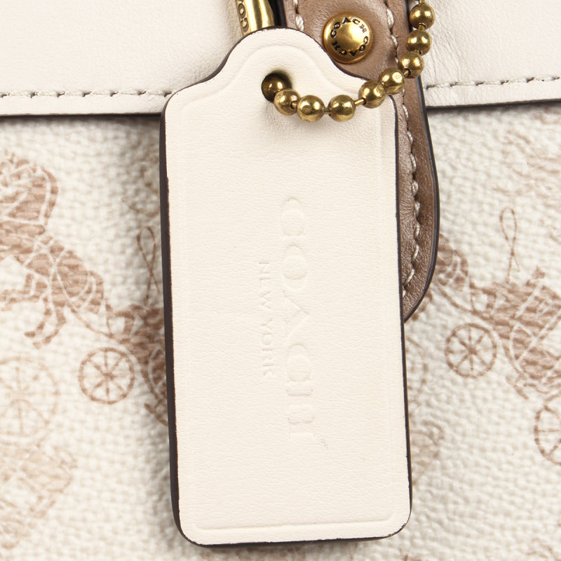 Coach 女士 PVC 配皮單肩手套提包 C3866 B4SN6