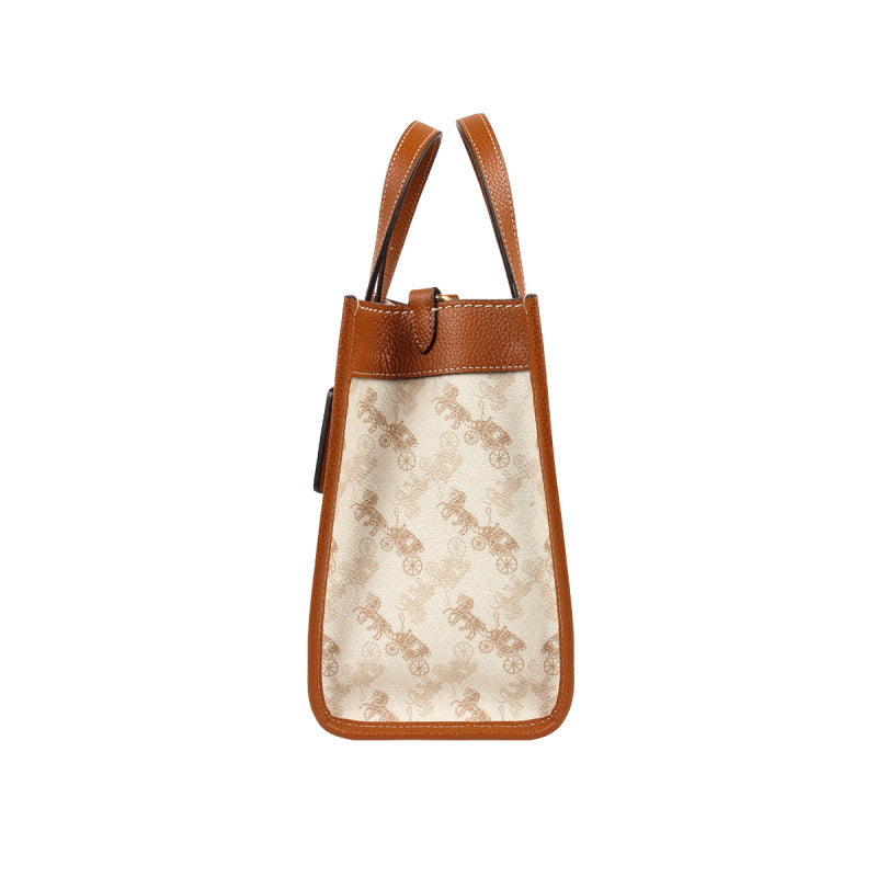 Coach 女士 PVC 配皮單肩手套提包 C8456 B4TXF