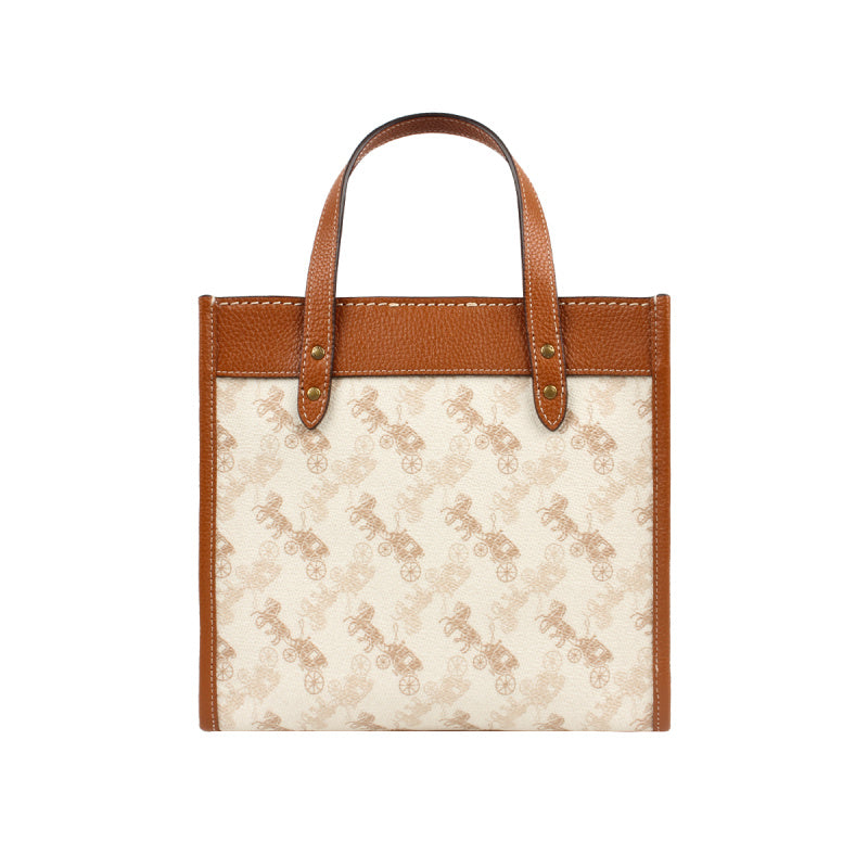Coach 女士 PVC 配皮單肩手套提包 C8456 B4TXF