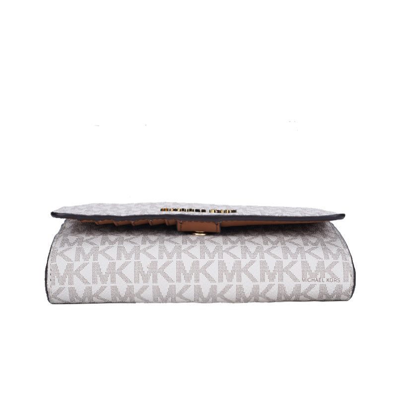 Michael Kors Jet Set Travel 斜挎包錢包 35F0GTVC8B VANILLA