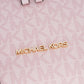 Michael Kors MERCER PVC 印花與皮革女士便攜式斜挎水桶包 35F2GM9M1B DK PWDR BLSH