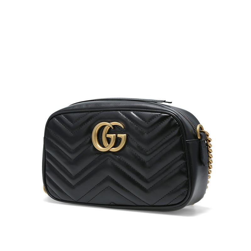 Gucci GG Marmont小型絎縫肩揹袋 447632 DTD1T 1000