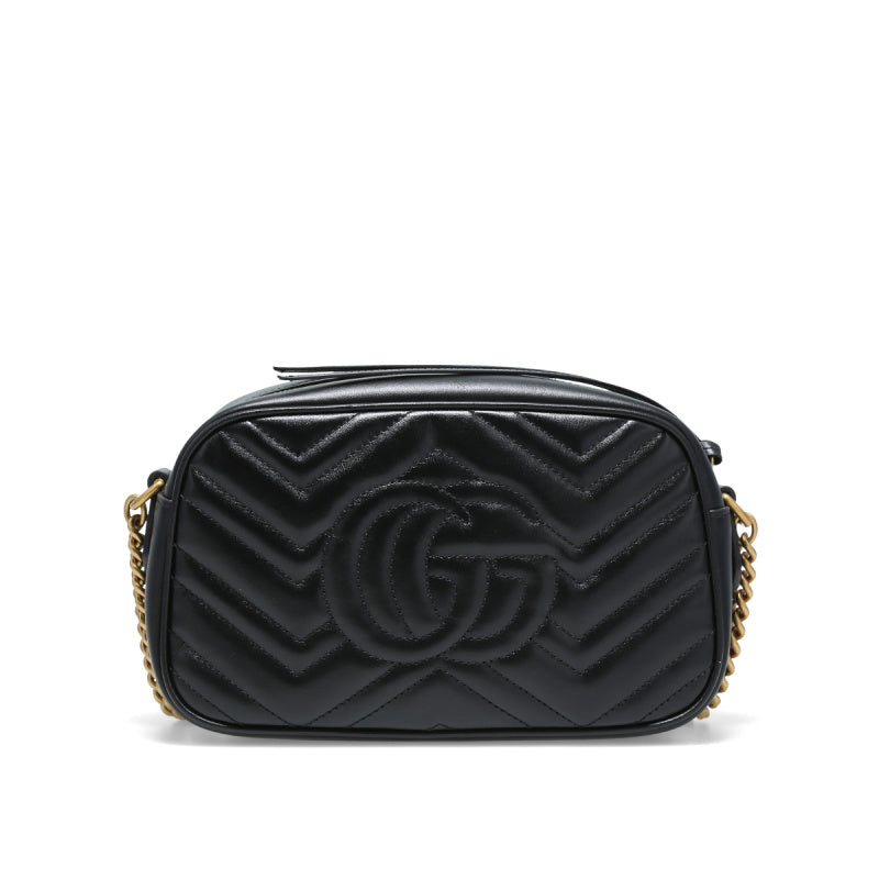 Gucci GG Marmont小型絎縫肩揹袋 447632 DTD1T 1000