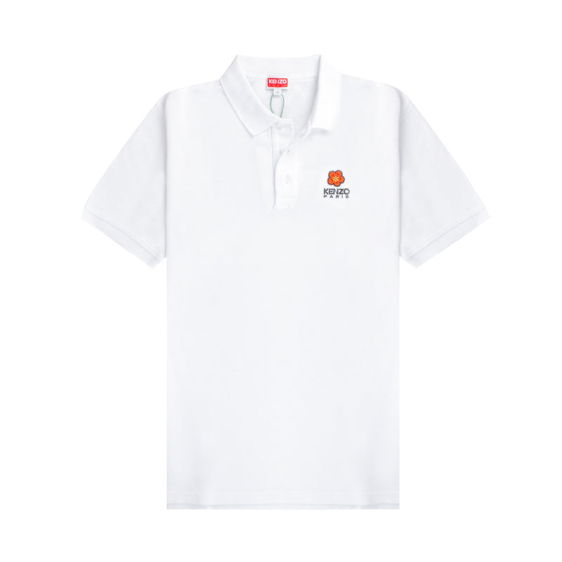 Kenzo BOKE FLOWER CREST POLO SHIRT FC65PO0024PU
