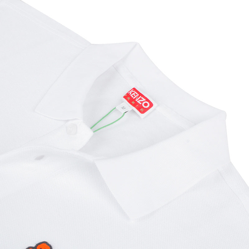 Kenzo BOKE FLOWER CREST POLO SHIRT FC65PO0024PU