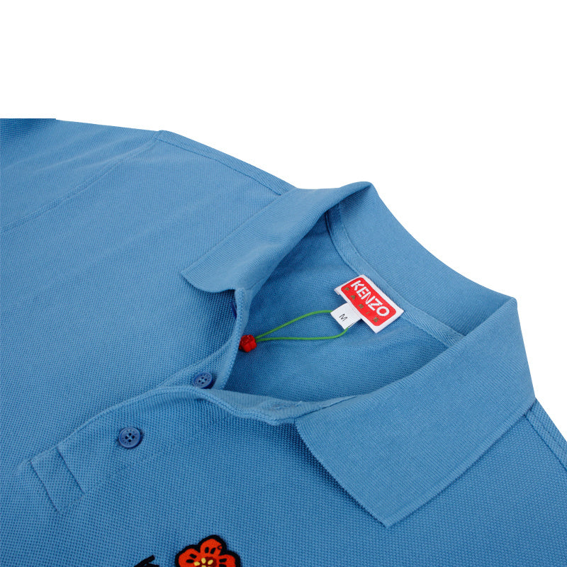 Kenzo BOKE FLOWER CREST POLO SHIRT FC65PO0024PU