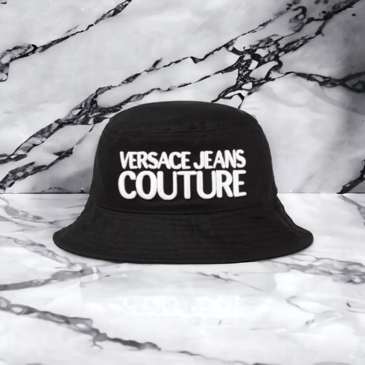 Versace Jeans Couture Logo Bucket Hat Black 74GAZK05 ZG009 L01
