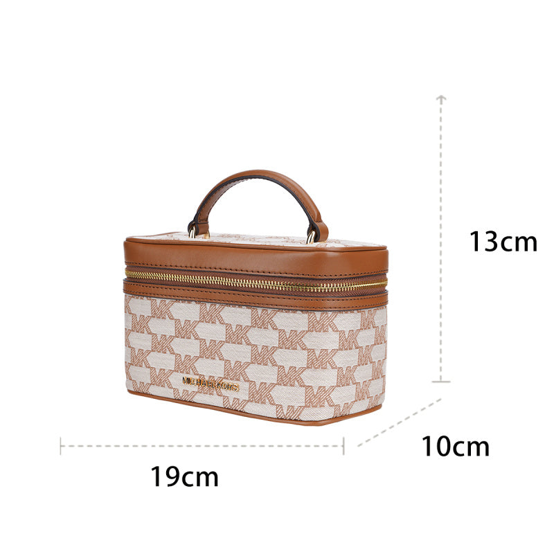 Michael Kors JET SET ITEM帆布配皮女士單肩手提斜挎盒子包 35S2GTTC6J LUGG MULTI